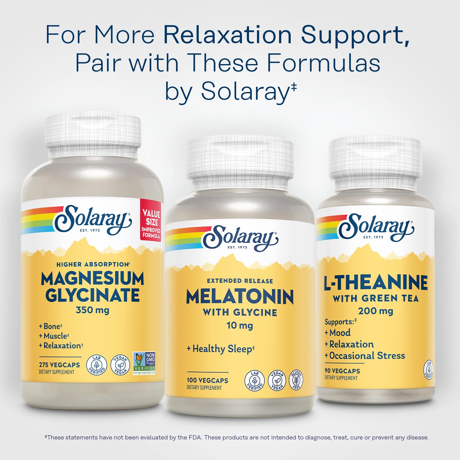 SOLARAY Melatonin Extended Release 10mg capsules in a hand