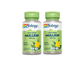 SOLARAY Mullein Leaf Capsules front view in eco-friendly packaging