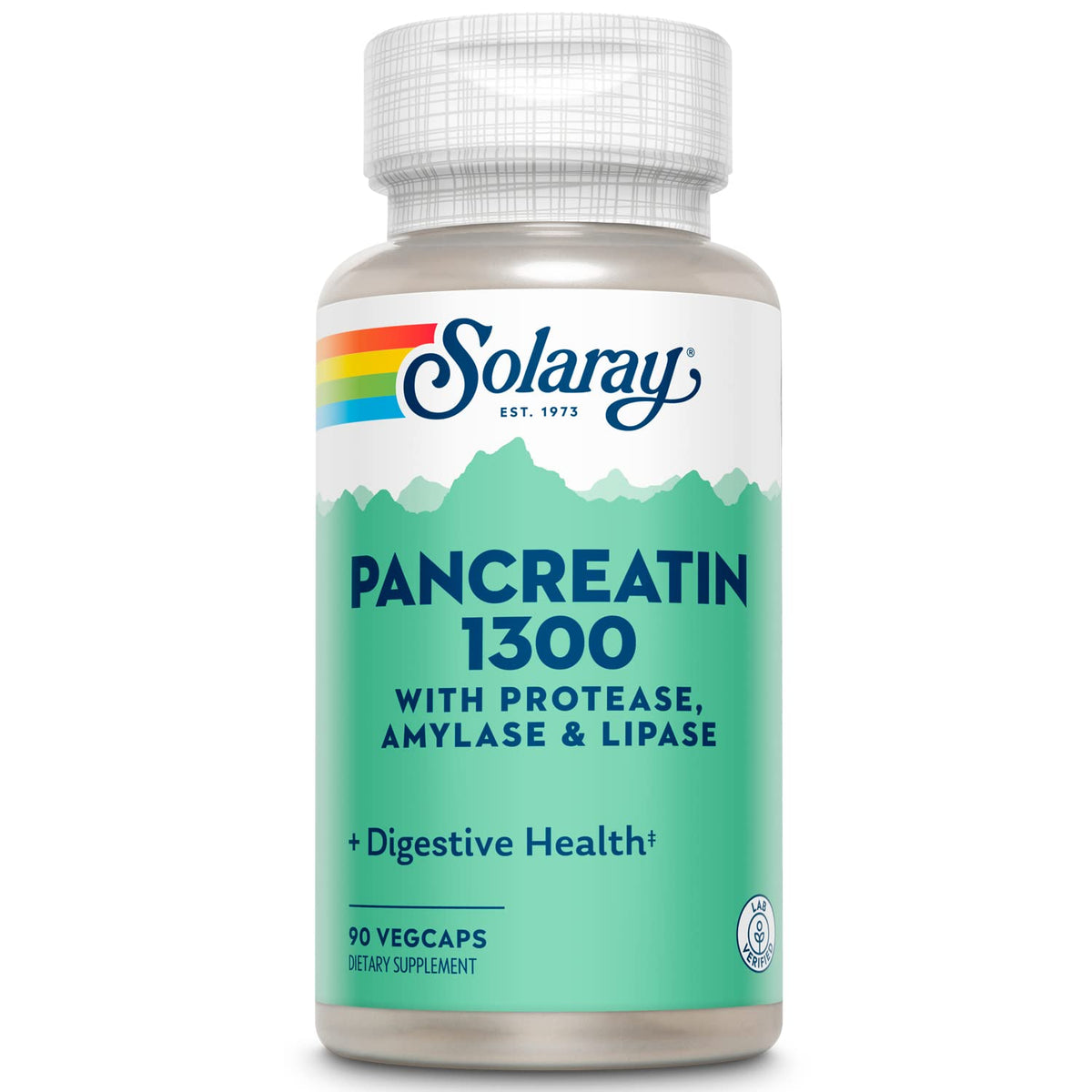 SOLARAY Multi-Enzymes Supplement 77g front view
