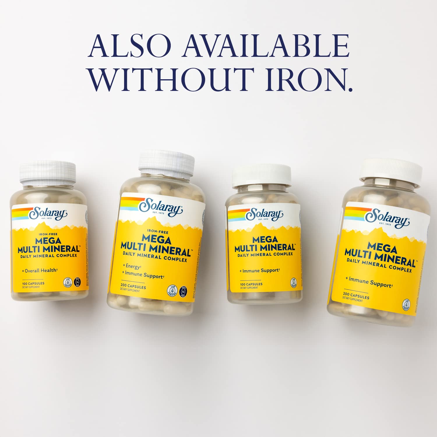 SOLARAY Multi-Mineral Supplement 286g product label