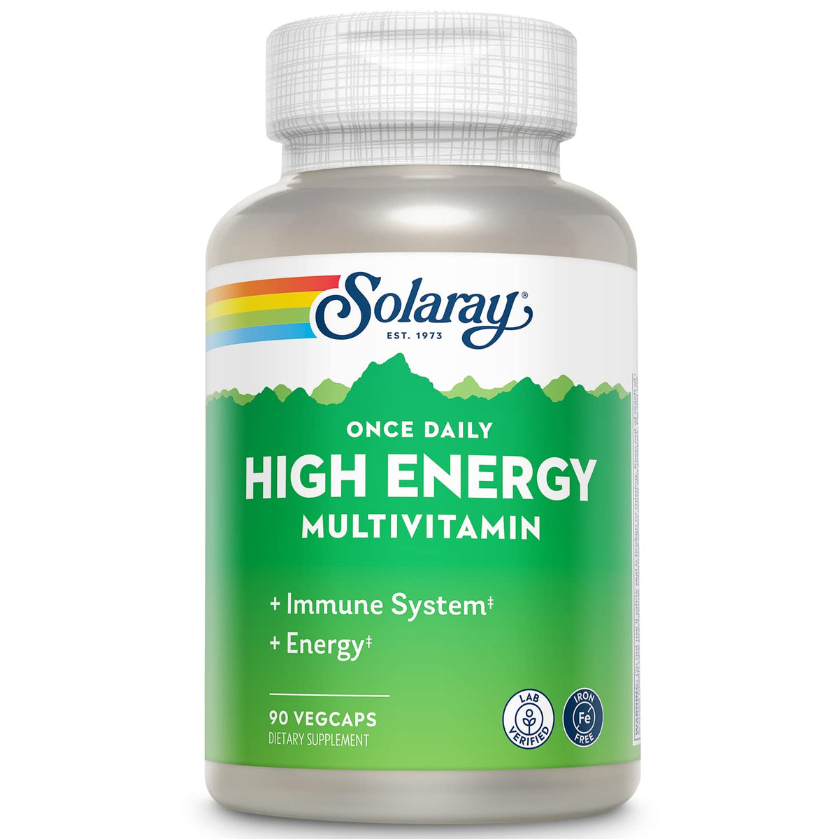 SOLARAY Multivitamin Capsules front view with packaging