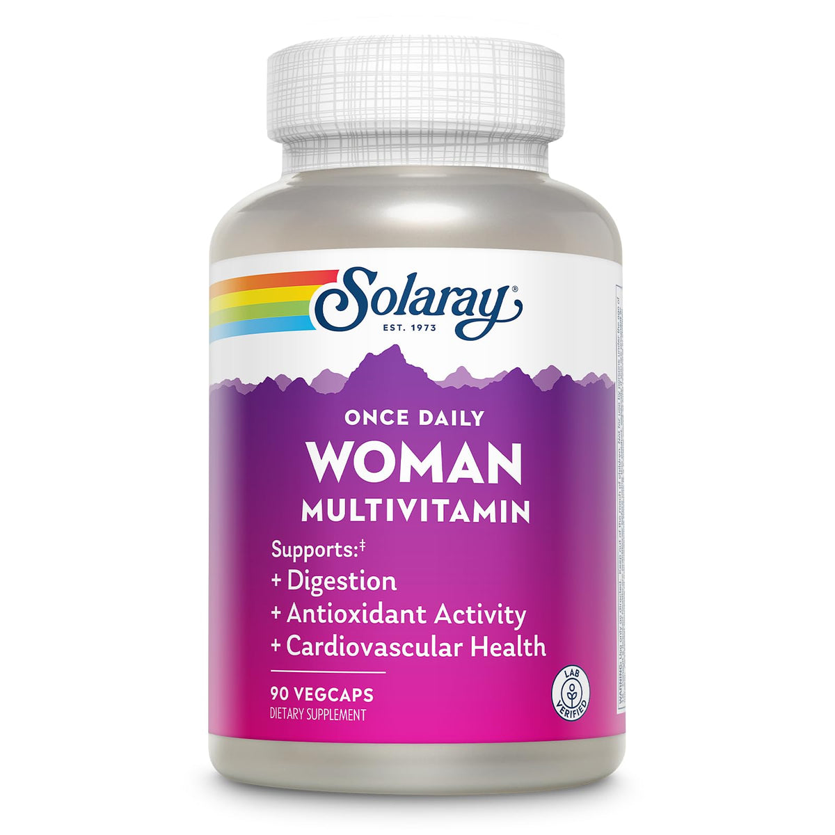 SOLARAY Multivitamin for Women 30 VegCaps front view