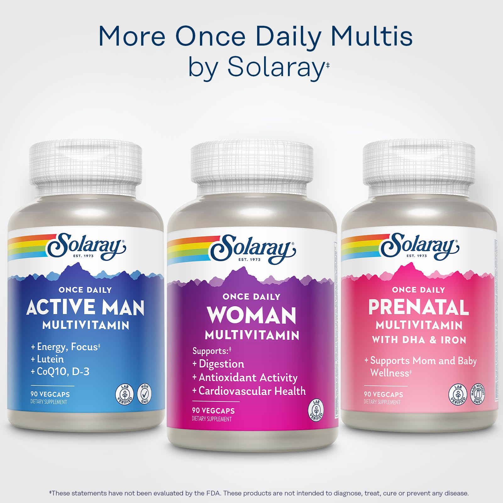 SOLARAY Multivitamin for Women packaging on a table