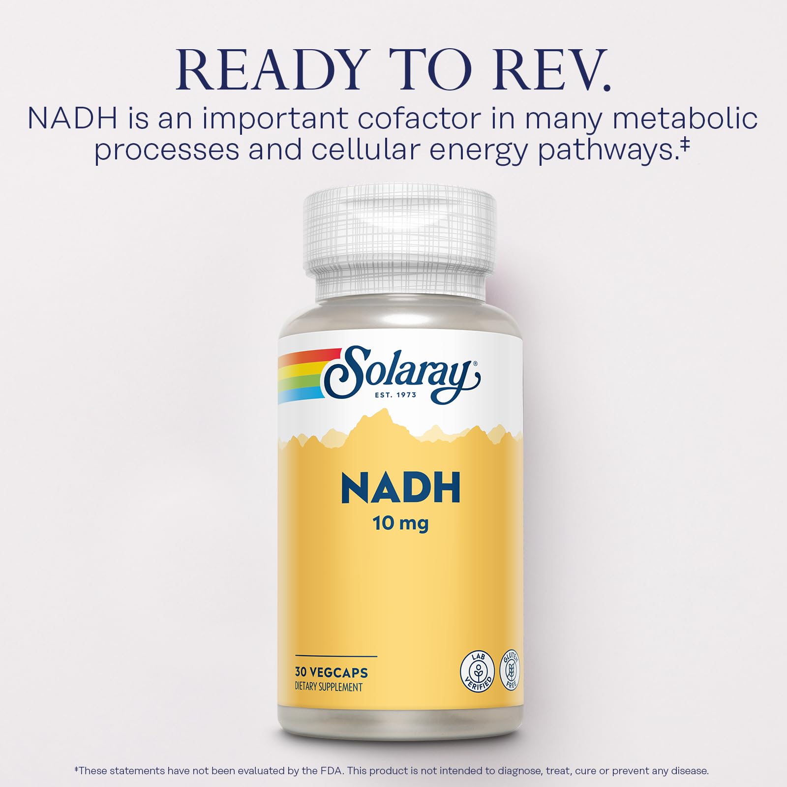SOLARAY NADH Supplement VegCap close-up