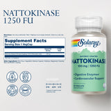 SOLARAY Nattokinase Supplement bottle side view