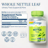 SOLARAY Nettle Leaf Capsules 900mg side view