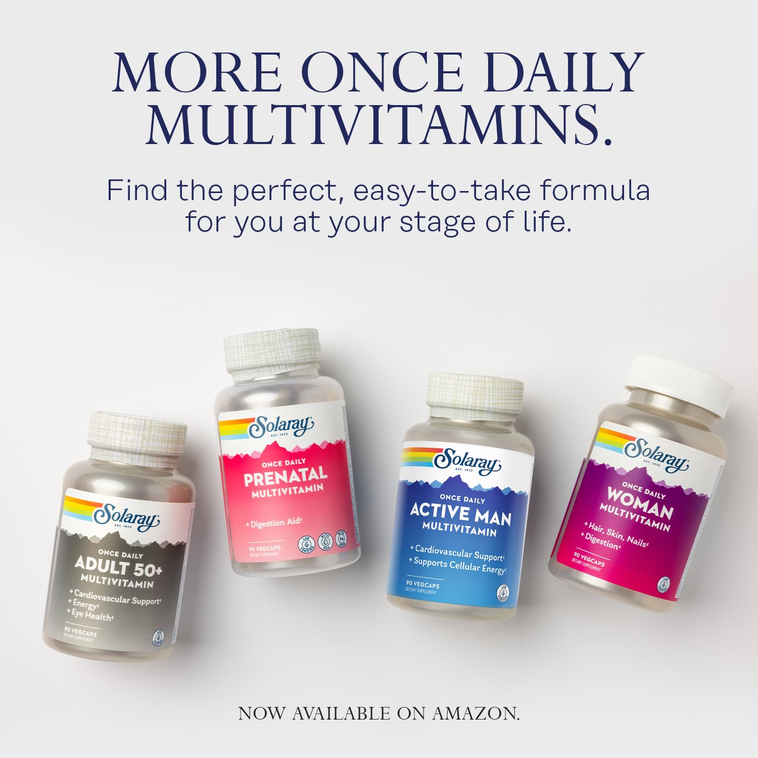 SOLARAY Once Daily Active Man Multivitamins packaging
