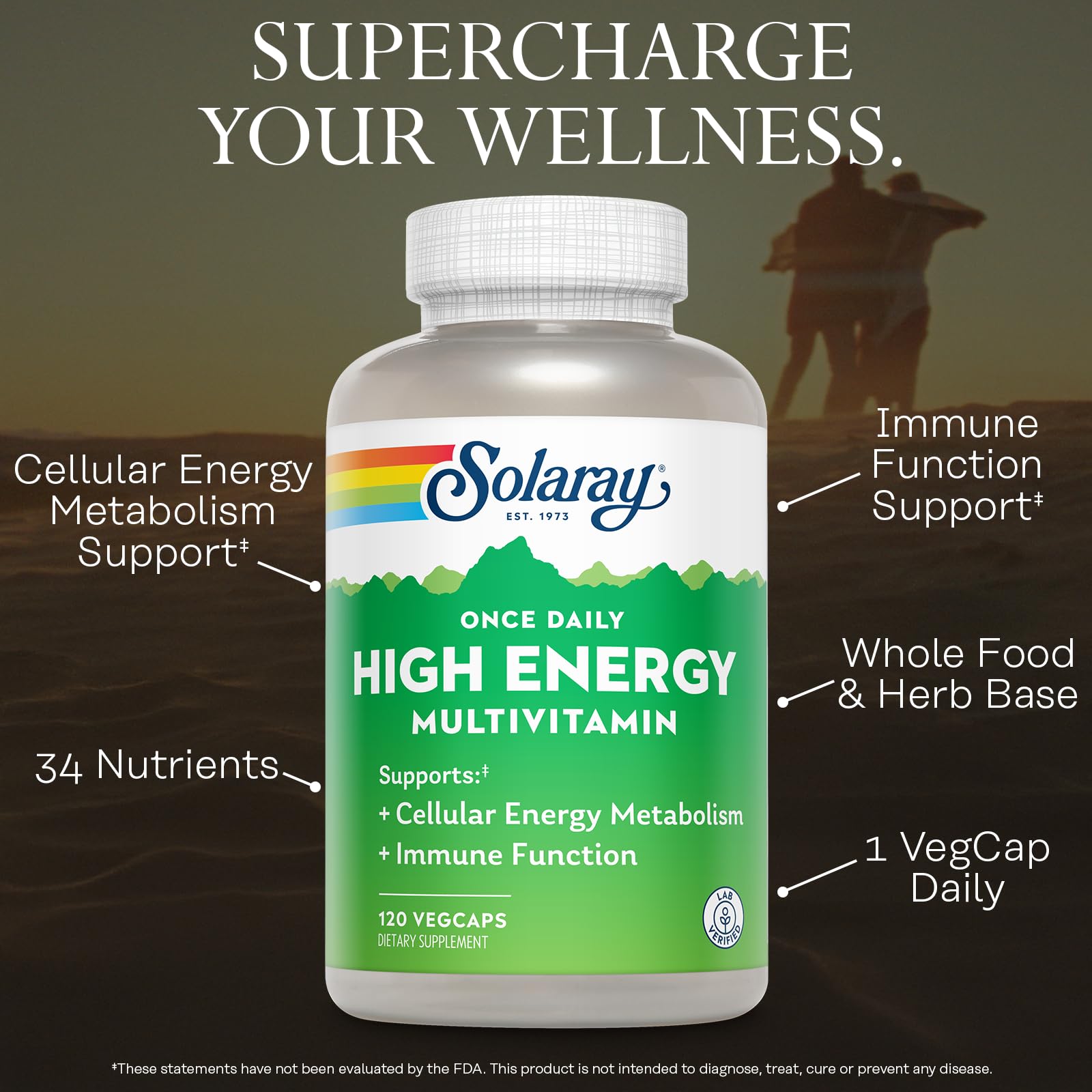 SOLARAY Once Daily Multivitamin ingredients list