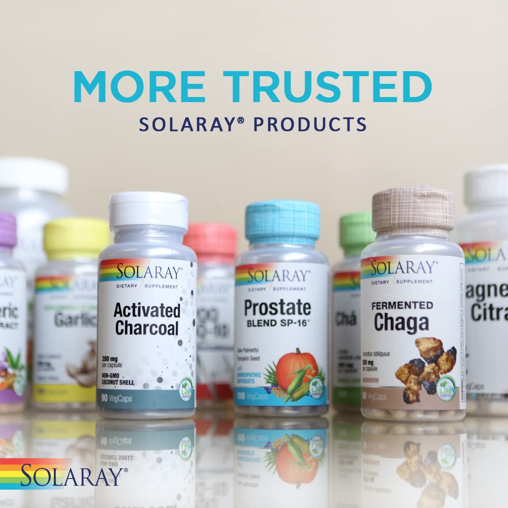 SOLARAY Organic Fermented Mushroom Complex lifestyle setting