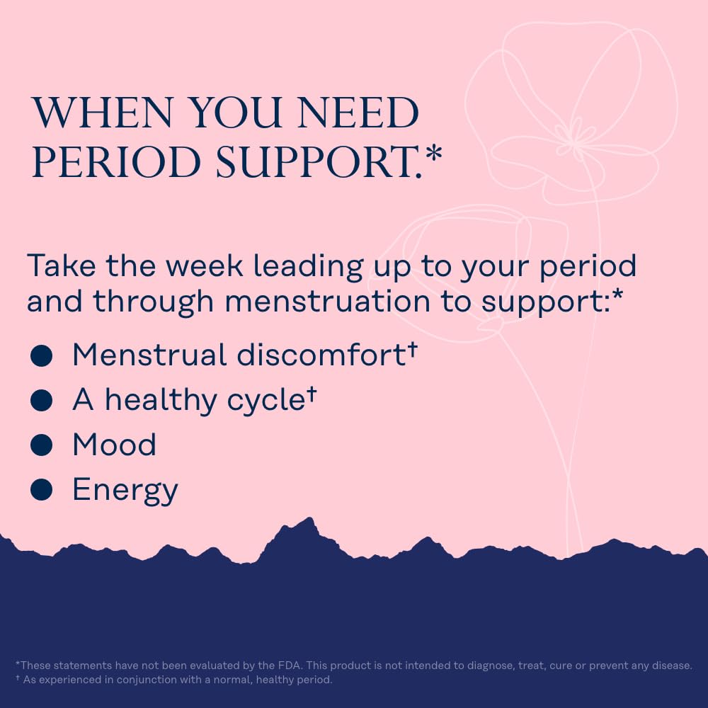 SOLARAY PMS & Menstrual Support Capsules bottle with label