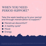SOLARAY PMS & Menstrual Support Capsules bottle with label
