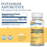 SOLARAY Potassium Asporotate Supplement capsule close-up