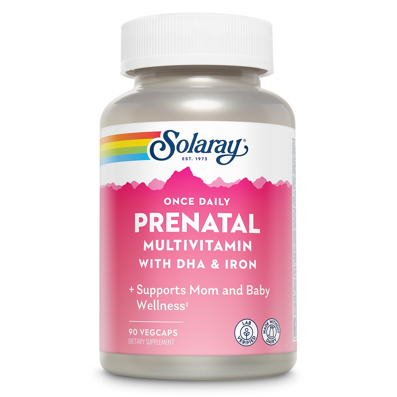 SOLARAY Prenatal Multivitamin bottle front view