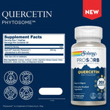 SOLARAY ProSorb Quercetin bottle side view