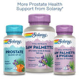 SOLARAY Pygeum Bark Extract Supplement on a wooden table