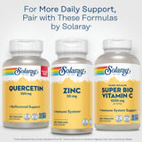 SOLARAY Quercetin 500mg capsules in eco-friendly packaging