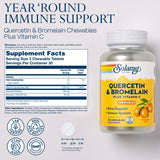 SOLARAY Quercetin & Bromelain chewables packaging