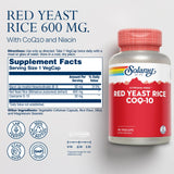SOLARAY Red Yeast Rice 60 Capsules side view
