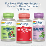 SOLARAY Red Yeast Rice capsules in a lifestyle setting