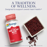 SOLARAY Red Yeast Rice Capsules side view