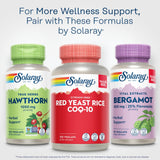 SOLARAY Red Yeast Rice with CoQ10 600mg capsules with measuring spoon