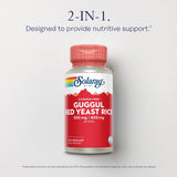 SOLARAY Red Yeast Rice with Guggul capsule close-up