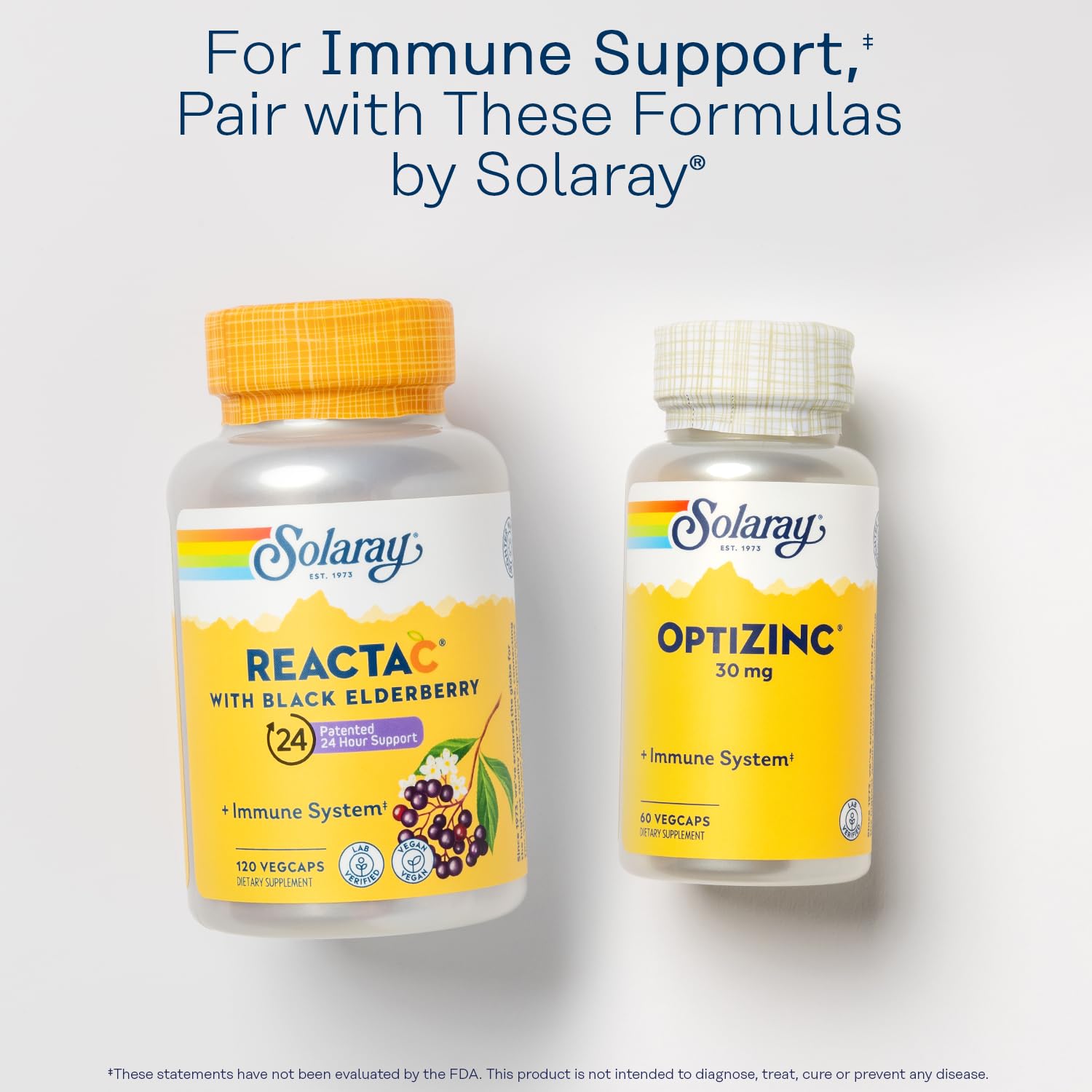 SOLARAY Reishi Mushroom Supplement ingredients list