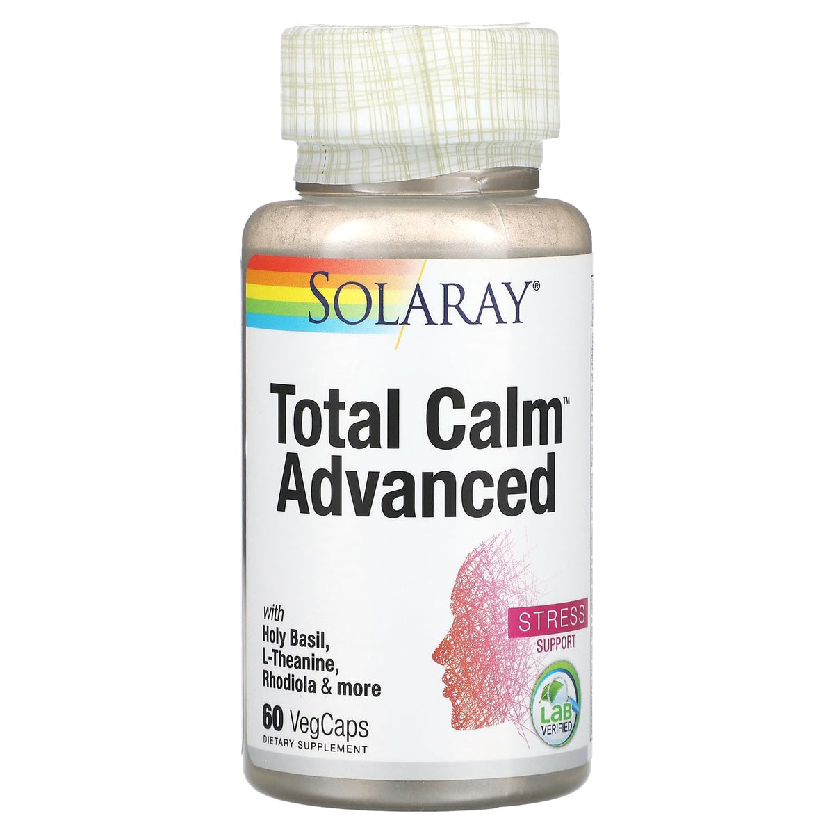 SOLARAY Relora Proprietary Blend Capsules 750mg front view