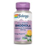 SOLARAY Rhodiola Rosea Capsules 1mg capsules on a table