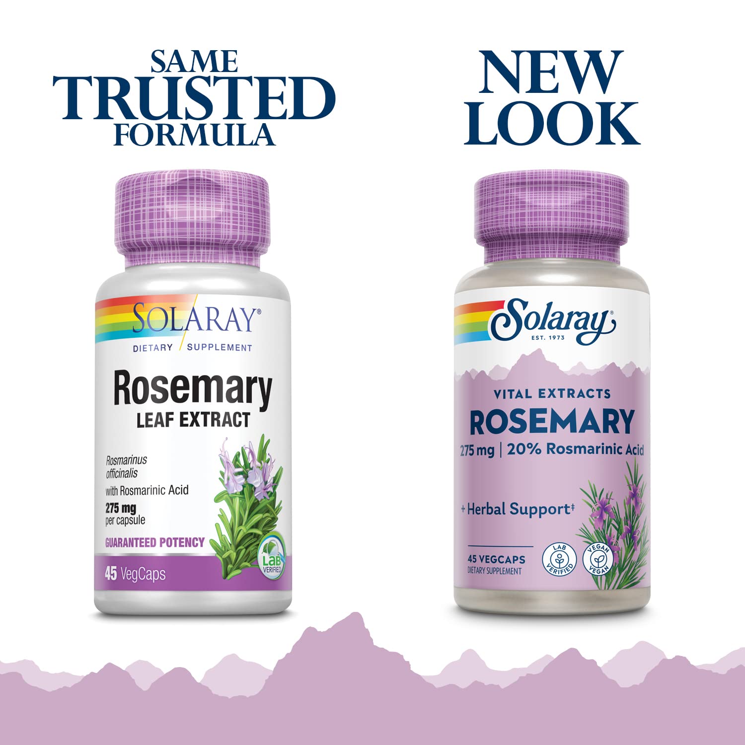SOLARAY Rosemary Leaf Extract 275 mg capsules packaging