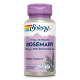 SOLARAY Rosemary Leaf Extract 275 mg vegetable capsules front view