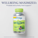 SOLARAY Saw Palmetto 295g side view showing ingredients