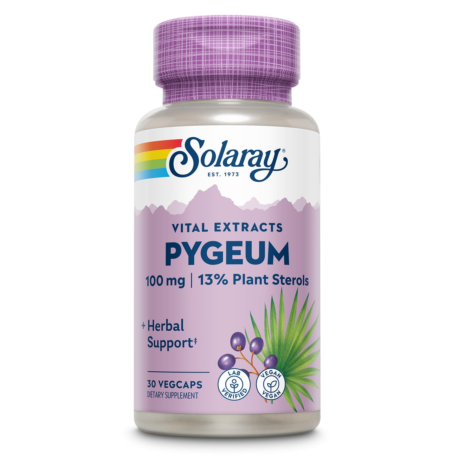 SOLARAY Saw Palmetto Extract front view of packaging