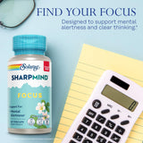 SOLARAY SharpMind Focus supplement ingredients list