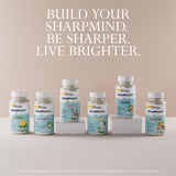 SOLARAY SharpMind Memory Supplement 600mg Cognivia on a wooden table