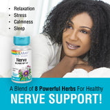 SOLARAY Sleep Supplement Capsules back view with dosage information