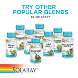 SOLARAY Sleep Supplement Capsules lifestyle scene on a bedside table