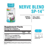 SOLARAY Sleep Supplement Capsules side view showing ingredients