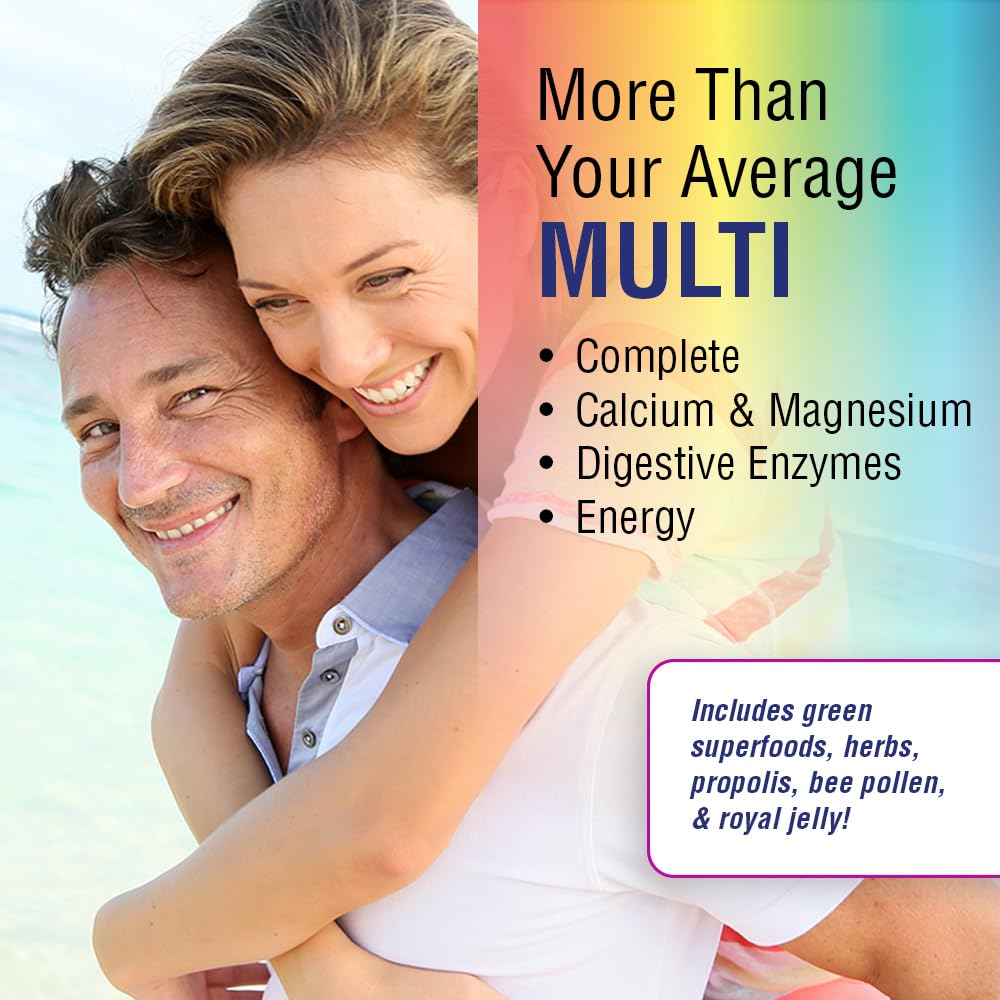 SOLARAY Spectro Multi Vitamin back view with ingredient list