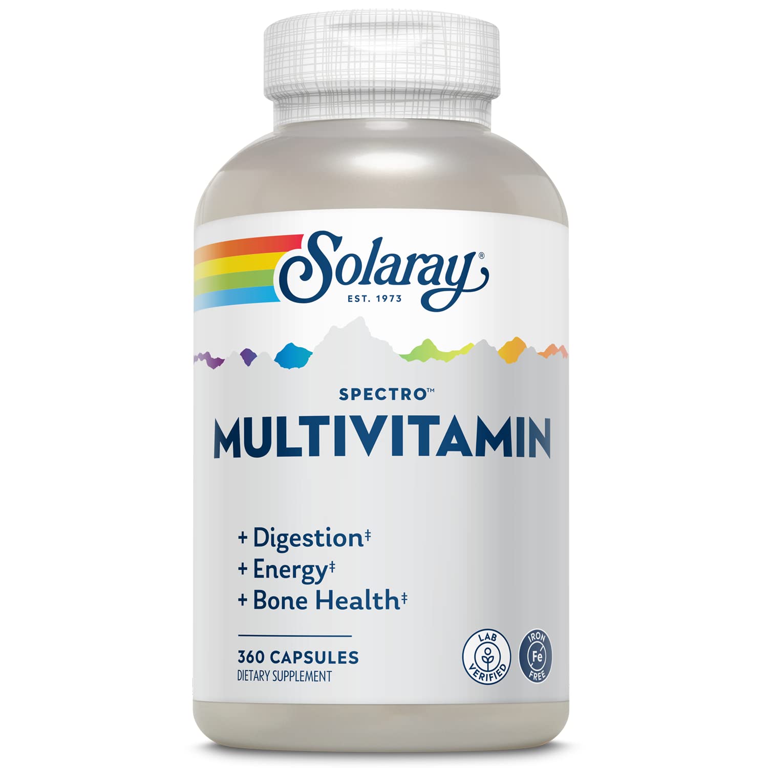 SOLARAY Spectro Multi Vitamin front view with label