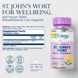 SOLARAY St. John's Wort 900mg supplement side view