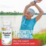 SOLARAY Strontium Citrate 250mg 60 VegCaps packaging