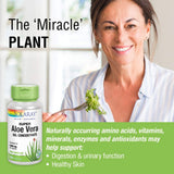SOLARAY Super Aloe Vera Gel 8000mg capsules with ingredients