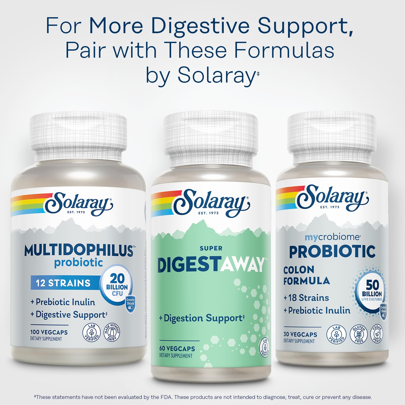 SOLARAY Super daily Multi-Enzyme Supplement with herbal ingredients