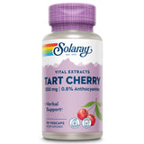 SOLARAY Tart Cherry Fruit Extract 850 mg vegan capsules front view