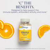 SOLARAY Time Release Vitamin C 1000mg capsules close-up