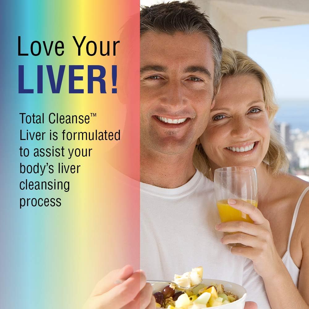 SOLARAY Total Cleanse Liver Supplement bottle side view