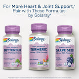 SOLARAY Turmeric Curcumin capsules displayed with other herbal supplements