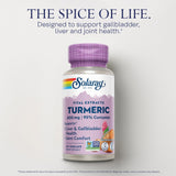 SOLARAY Turmeric Curcumin Supplement 600mg ingredients list