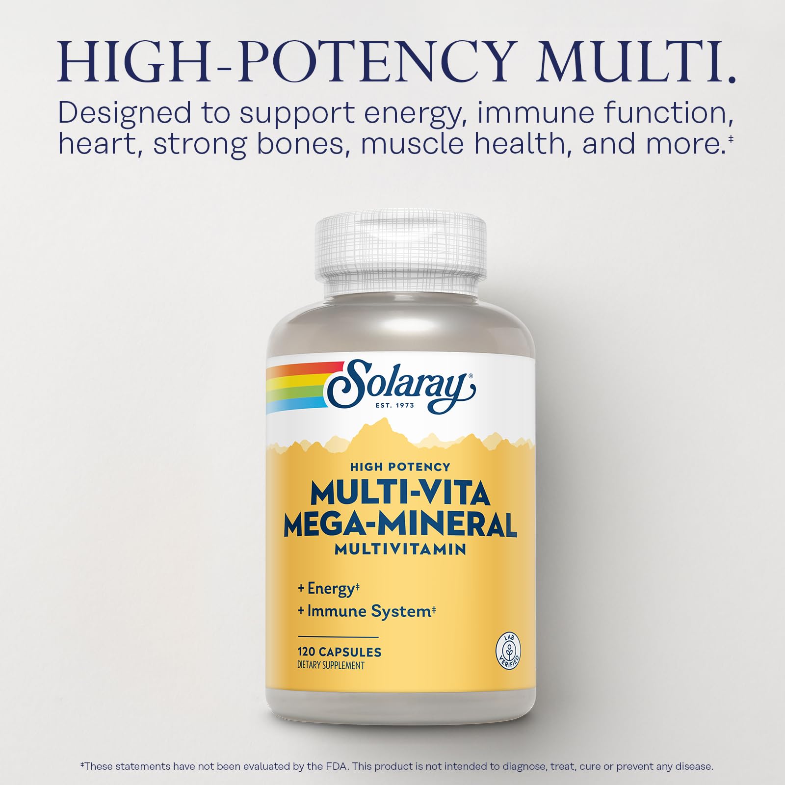 SOLARAY Ultimate Multivitamin for Men and Women capsule details